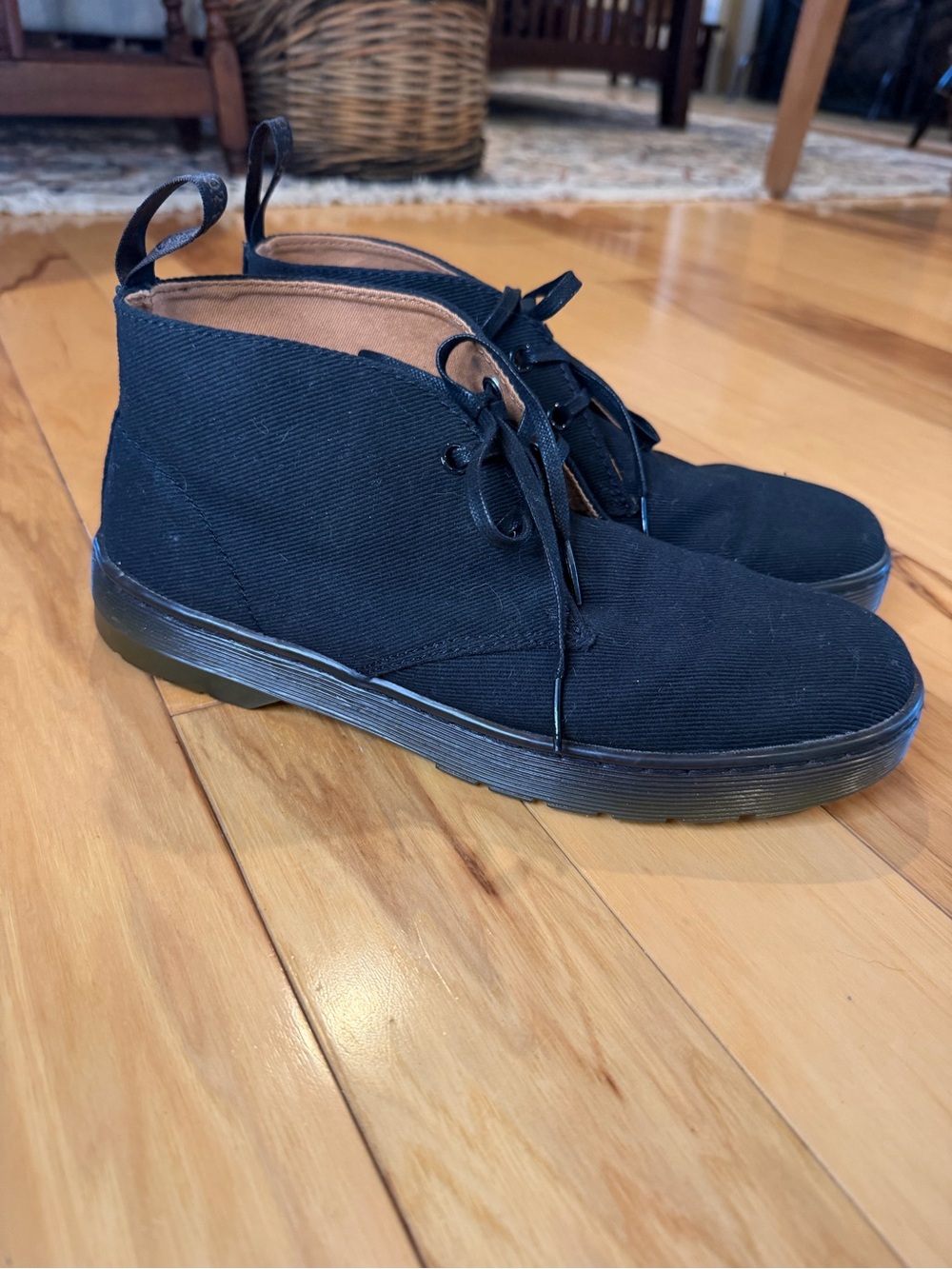 Dr. Martens Mayport AirWair Men's Black Canvas Casual Utility Lace-Up Boots - Picture 3 of 15